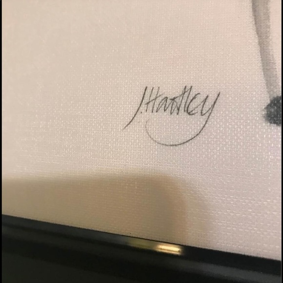 Gorgeous retro framed canvas fashion art - Picture 3 of 4